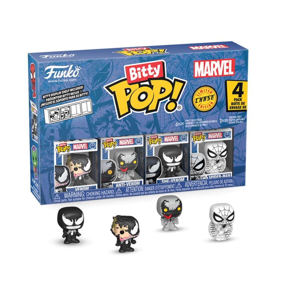 Funko Pop Spider Man Venom 4 pack Bitty Pop 2,5cm