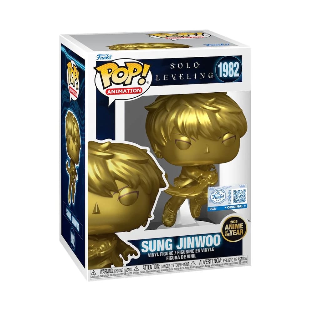Funko Pop Solo Leveling Sung Jinwoo Anime of the Year 2025 Edition 1982