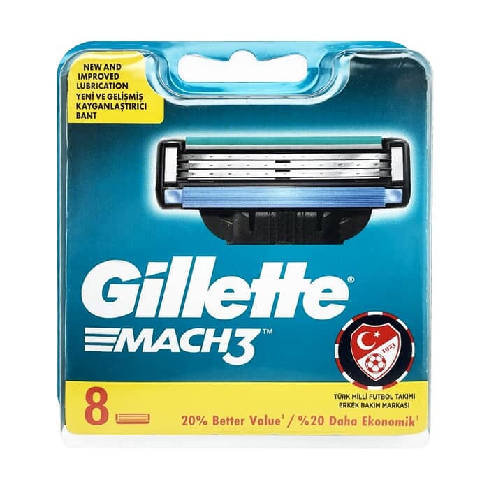 Gillette Mach 3 lamette da barba 8pz
