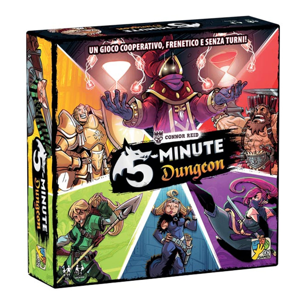 5 Minute Dungeon gioco da tavolo ITA