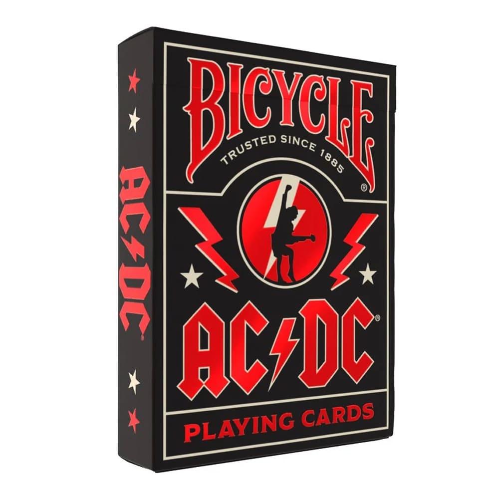 Bicycle AC/DC Carte da Gioco Poker Nere