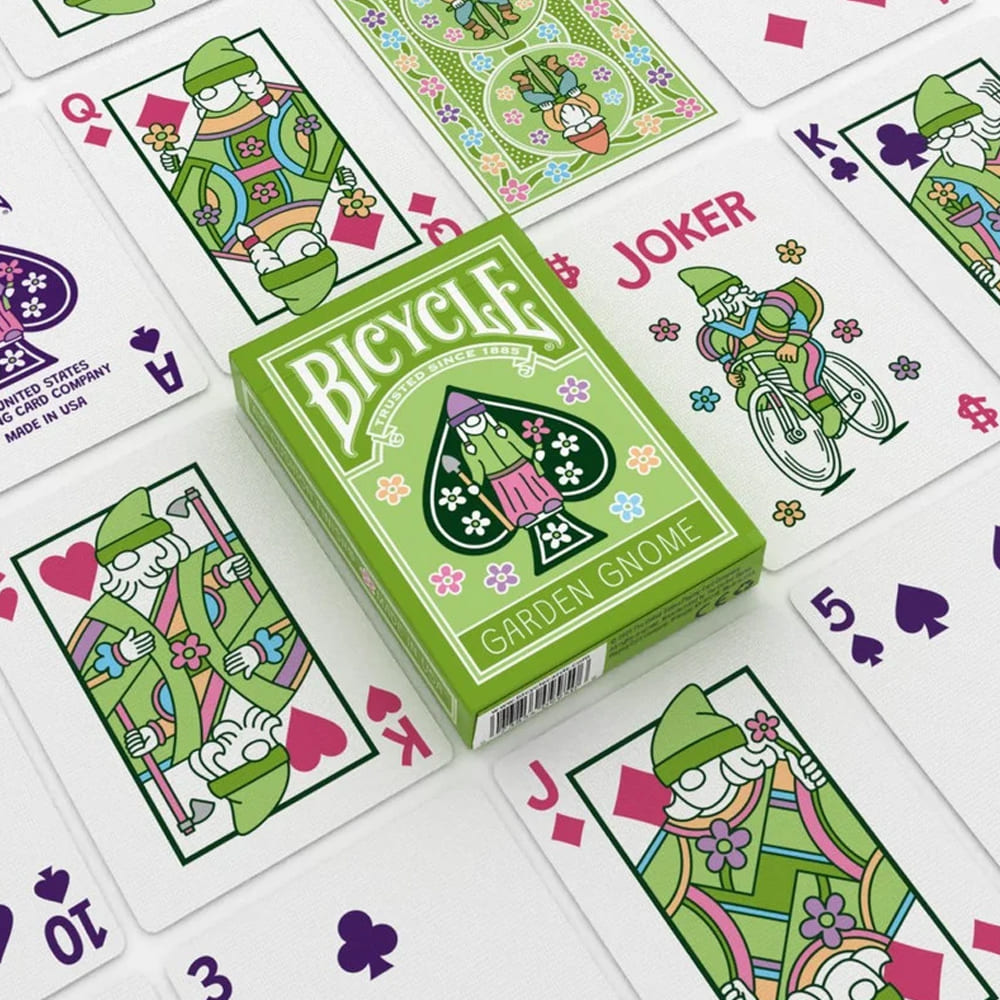 Bicycle Garden Gnome Playing Cards Carte da Gioco