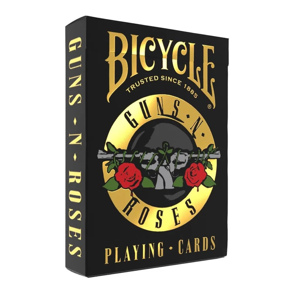 Bicycle Guns N' Roses Carte da Gioco Poker Nere