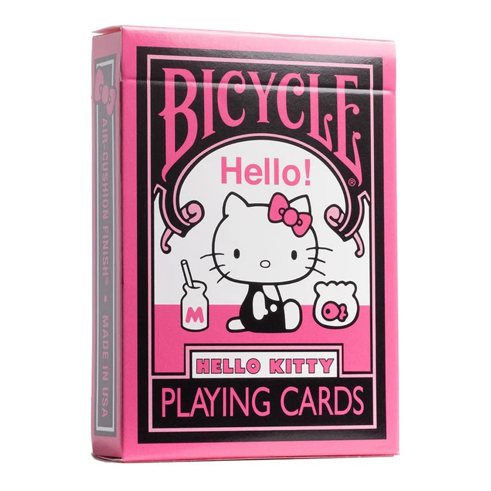 Bicycle Hello Kitty Black and Pink Playing Cards