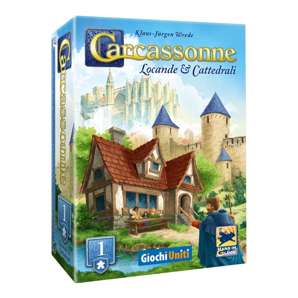 Carcassonne Locande e Cattedrali gioco da tavolo versione Italiano