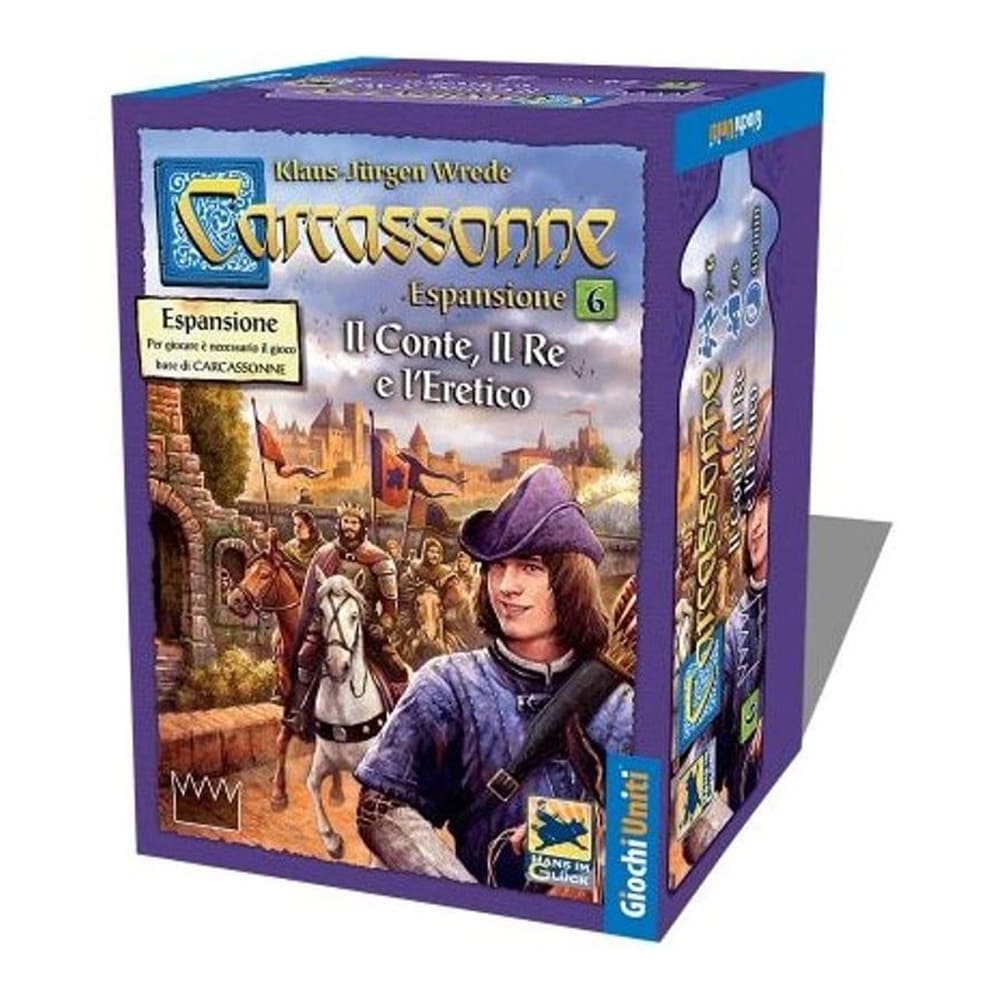Carcassonne Il Conte il Re e l'Eretico – Espansione ITA