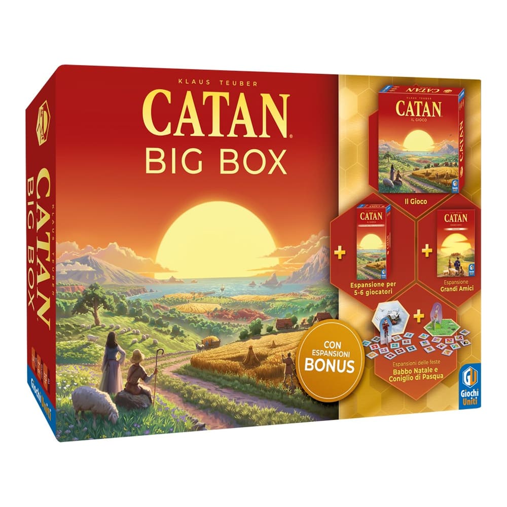 Catan Big Box Relaunch gioco da tavolo versione Italiano