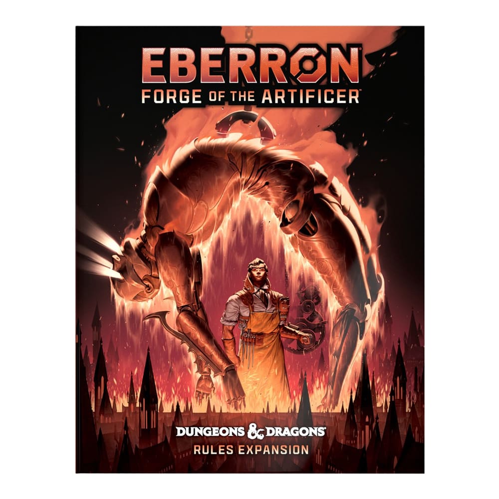 Dungeons & Dragons Rules Expansion Book Eberron Forge of the Artificer Alternate Cover gioco da tavolo versione Inglese