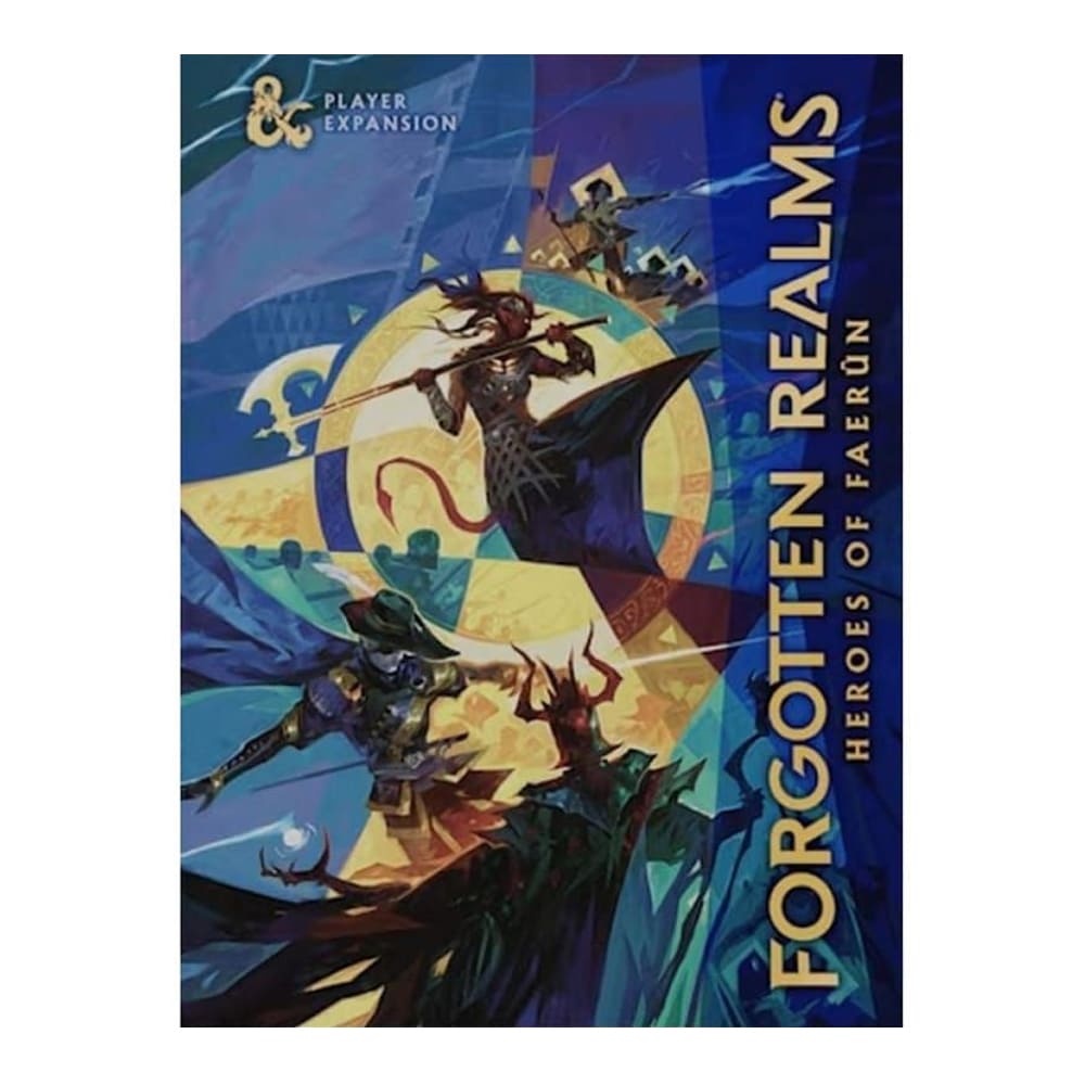 Dungeons & Dragons Forgotten Realms Heroes of Faerun Player Expansion Alternate Cover gioco da tavolo versione Inglese