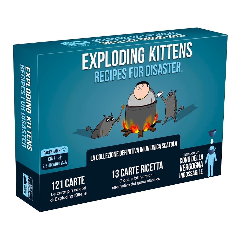 Exploding Kittens - Edizione Chatbrioleur - Gioco Di Carte In Italiano Per 2-5 Giocatori, 7+ Anni