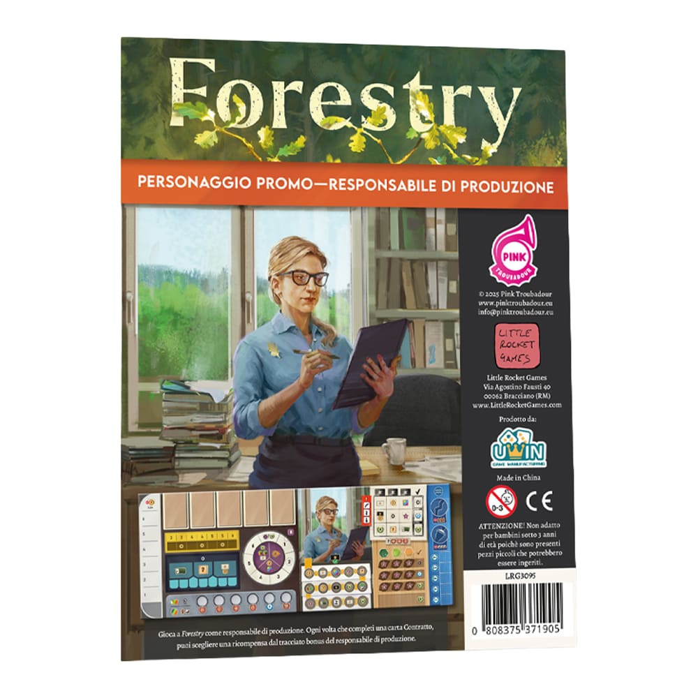 Forestry – Personaggio Promo: Responsabile di Produzione