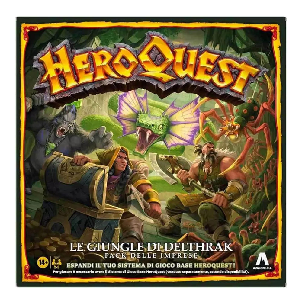 HeroQuest Le Giungle di Delthrak Espansione Gioco da Tavolo ITA