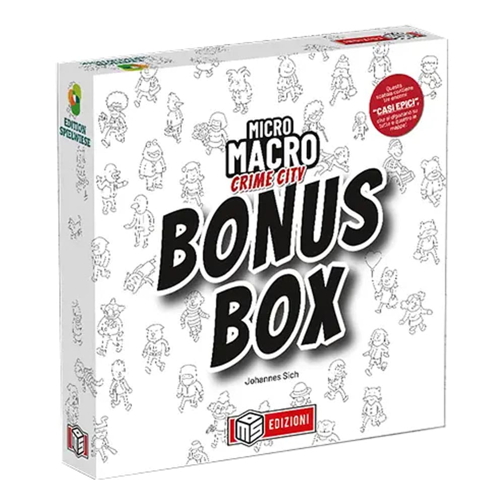 Micromacro Crime City Bonus box Gioco da tavolo versione italiano Micromacro Crime City Bonus box Gioco da tavolo versione italiano