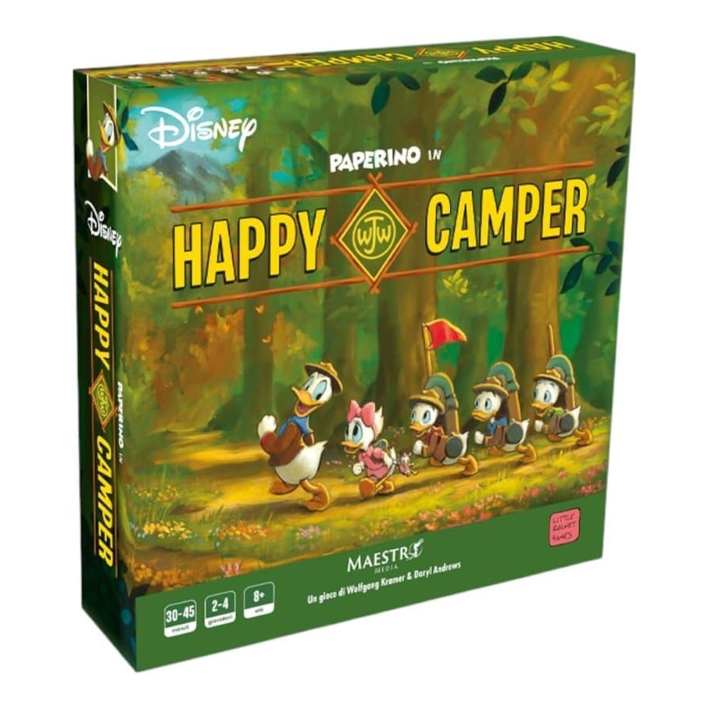 Paperino in Happy Camper gioco da tavolo versione Italiano