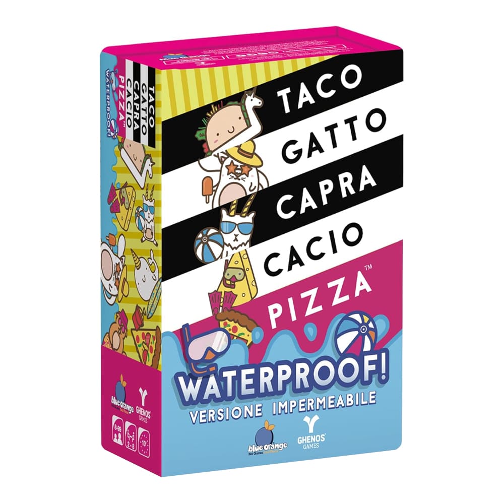 Taco Gatto Capra Cacio Pizza Waterproof gioco da tavolo ITA