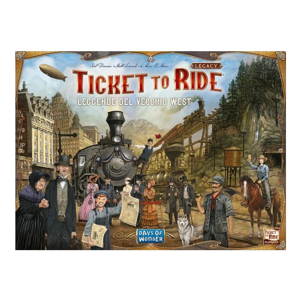 Ticket to Ride Legacy Leggende del Vecchio West – Gioco da Tavolo ITA Ticket to Ride Legacy Leggende del Vecchio West – Gioco da Tavolo ITA