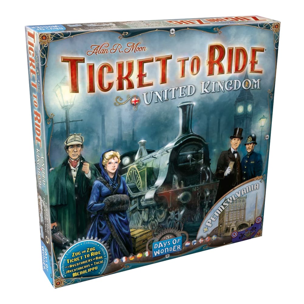 Ticket to Ride United Kingdom espansione gioco da tavolo versione Italiano