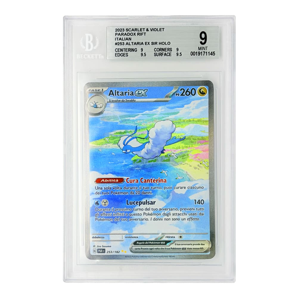 Altaria ex Paradosso Temporale 253/182 Beckett 9 Mint versione Italiano