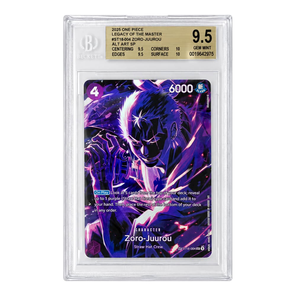 Zoro-Juurou ST18-004 Legacy of the Master Beckett 9,5 Inglese