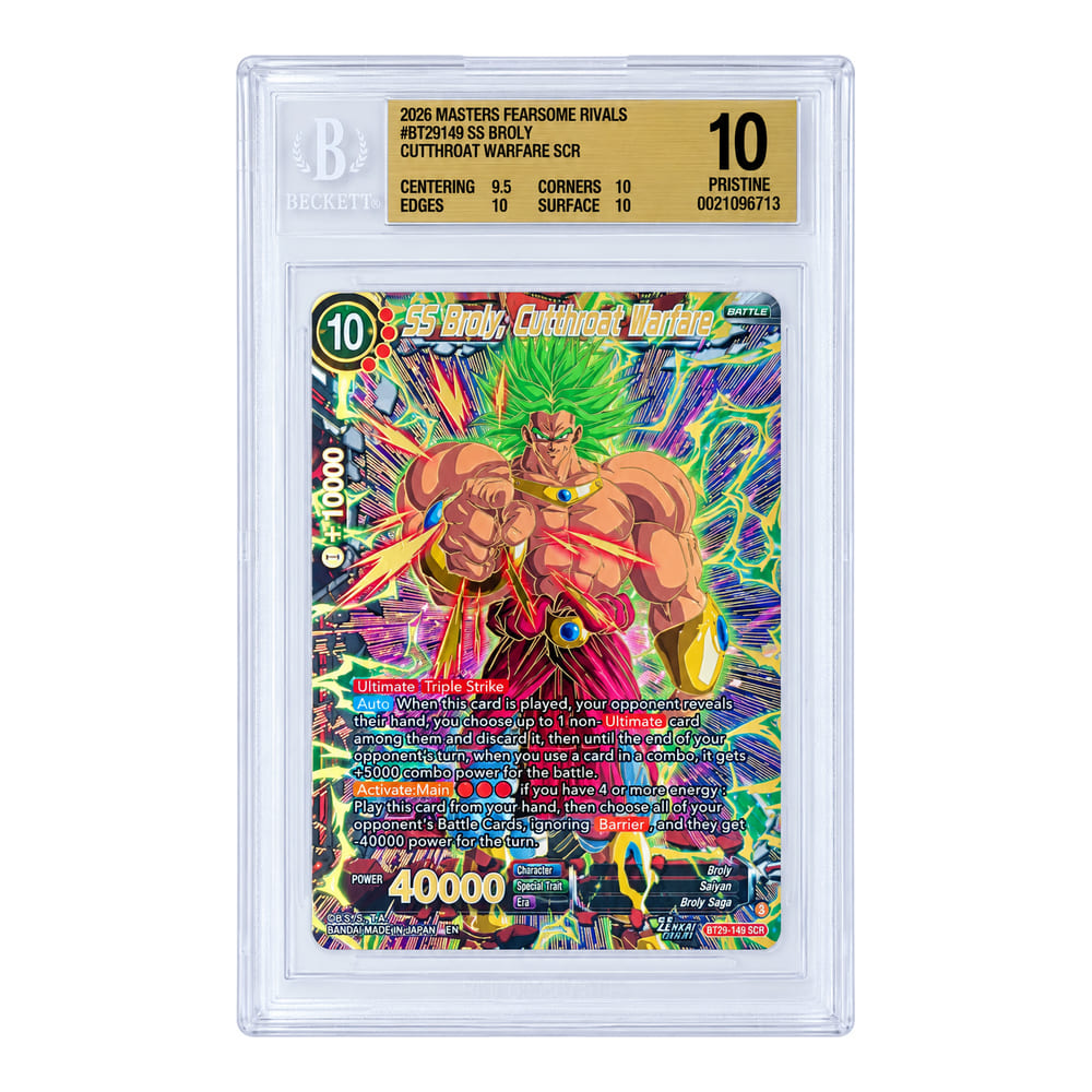 SS Broly, Cutthroat Warfare BT29-149 B29 - Fearsome Rivals Beckett 10 ENG
