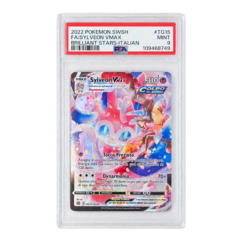 Sylveon VMAX TG15/TG30 Astri Lucenti PSA 9 Italiano Cert 109468749