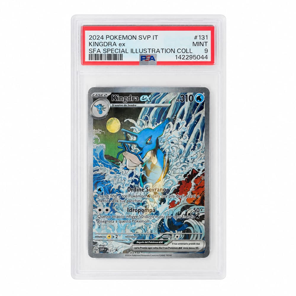Kingdra ex 131 Promo PSA 9 Italiano Cert 142295044