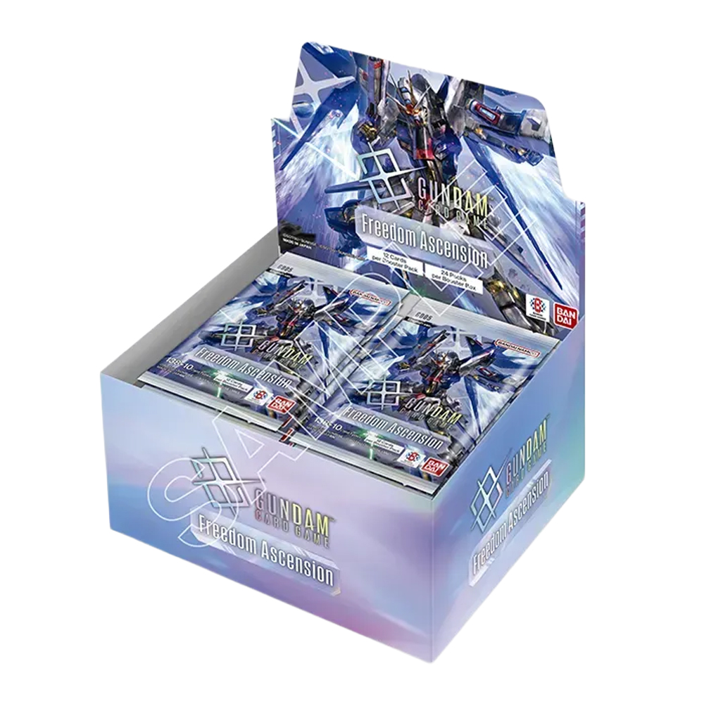 Gundam Card Game Freedom Ascension GD05 Booster Box 24 bustine ENG