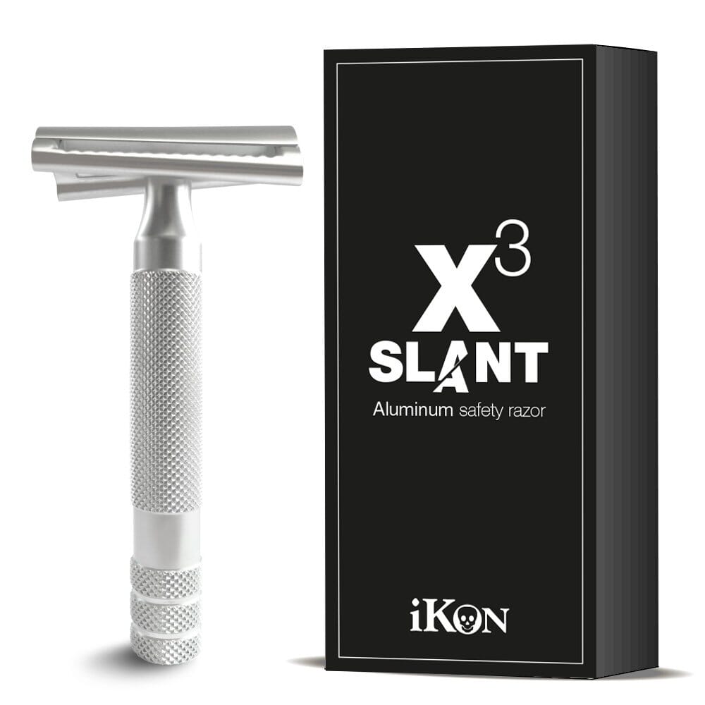 iKon X3 slant rasoio di sicurezza in alluminio