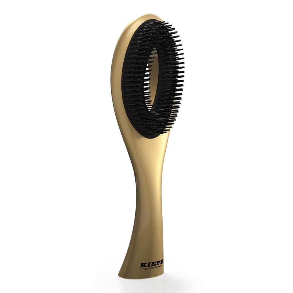 Kiepe professional detangling hair brush excellence gold