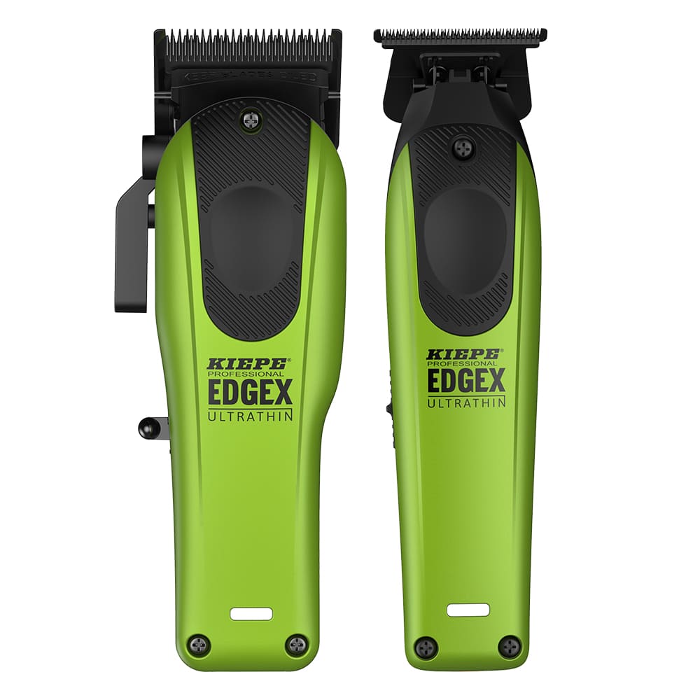 Kiepe set taglicapelli e trimmer Edgex Ultrathin verde