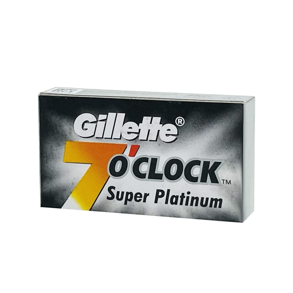 5 lamette da barba Gillette 7 O clock Super Platinum