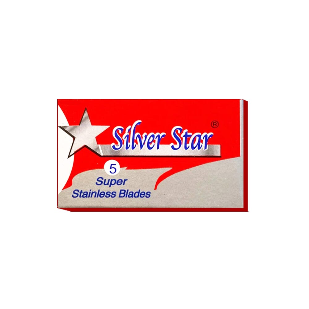 5 double edge razor blades Lord Silver Star super stainless