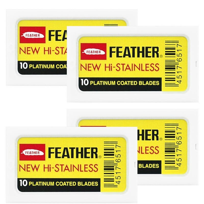 40 double edge razor blades Feather New Hi-Stainless
