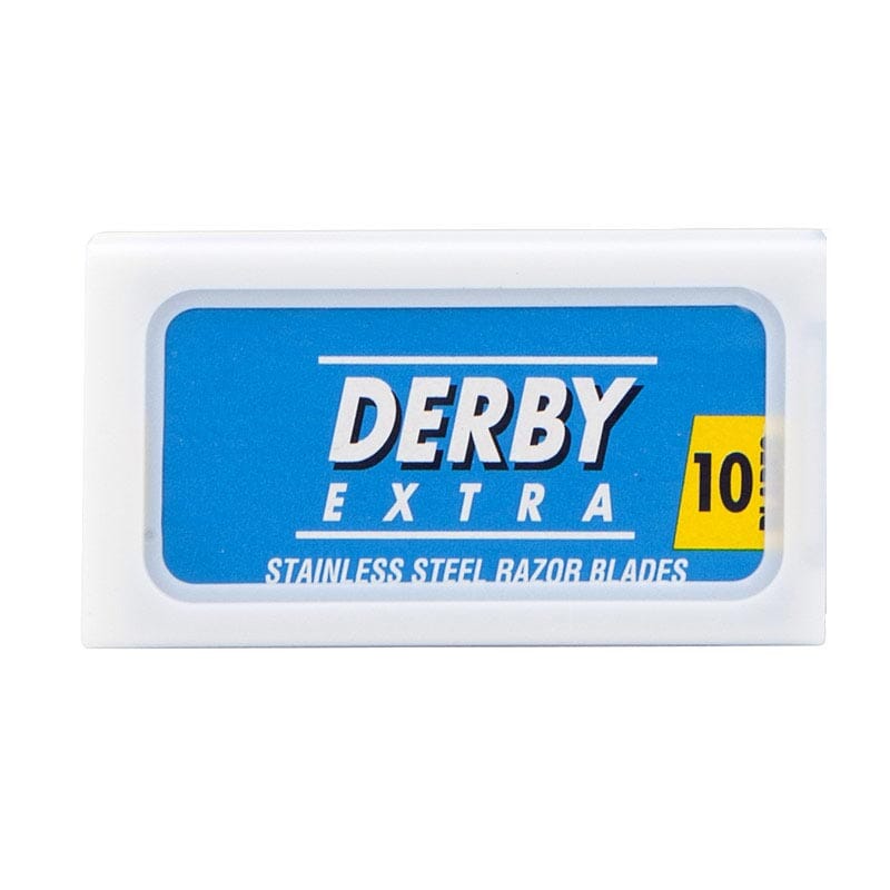 10 double edge razor blades Derby Blu Super Stainless