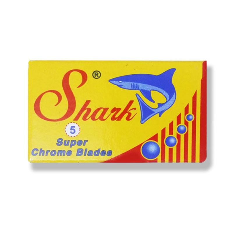 5 double edge razor blades Shark Super Chrome