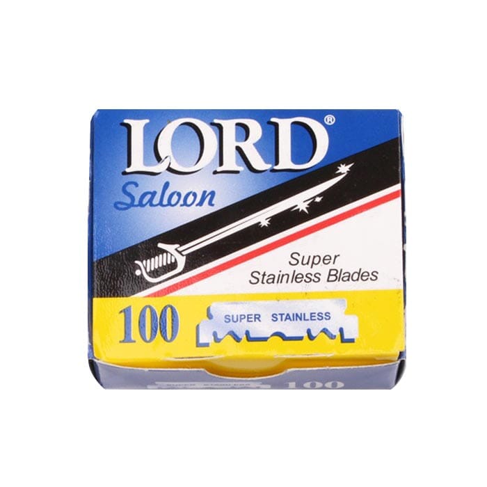 100 single edge razor blades Lord Saloon