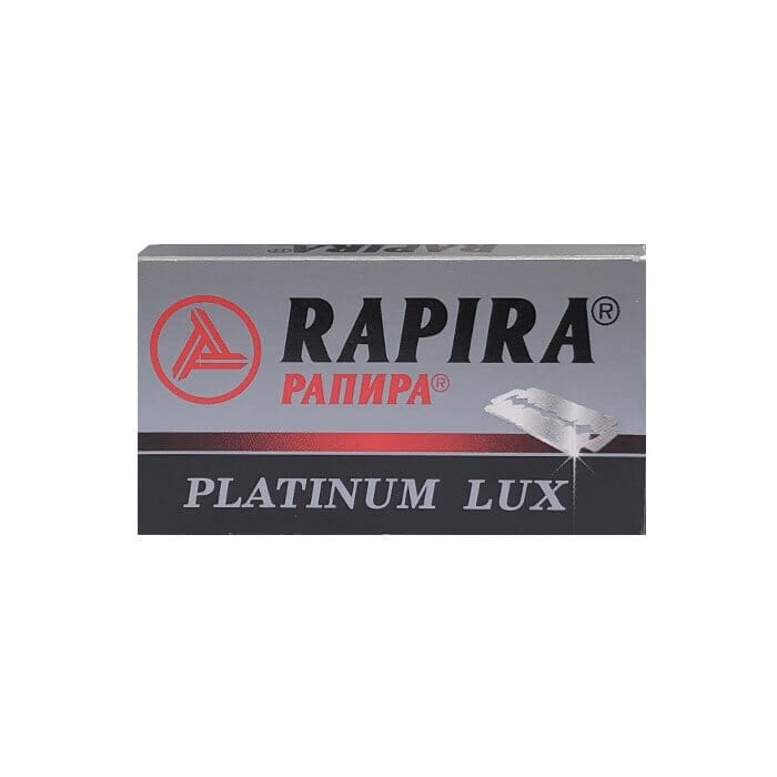 5 double edge razor blades Rapira Platinum Lux