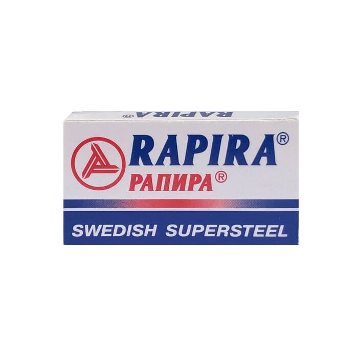 5 double edge razor blades Rapira Swedish Supersteel