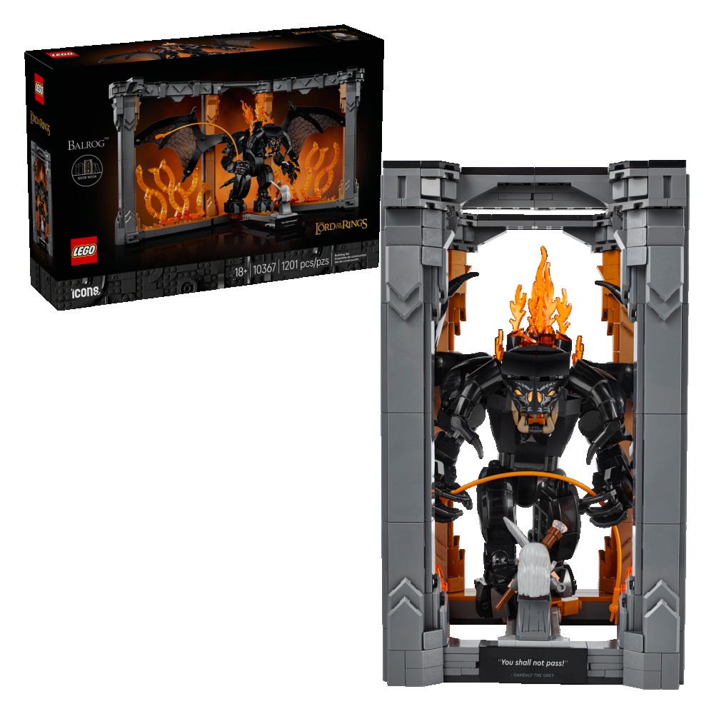 Lego Icons Balrog Book Nook Il Signore degli Anelli 10367