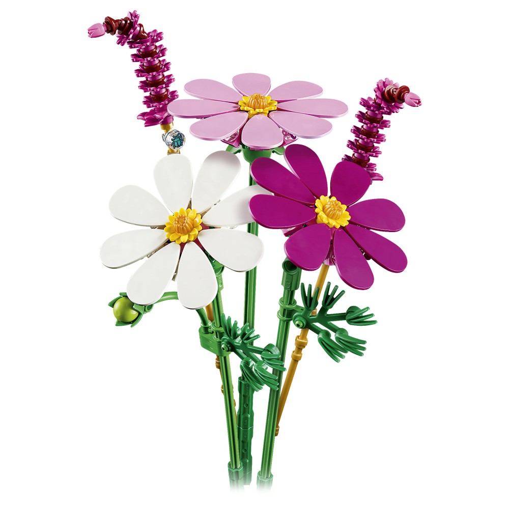 LEGO Botanicals 11514 Fiori di Cosmos, Bouquet Fiori Finti con 3 Cosmos Artificiali e 2 Steli di Penniseto, Regalo Bambini 9+ - 11514