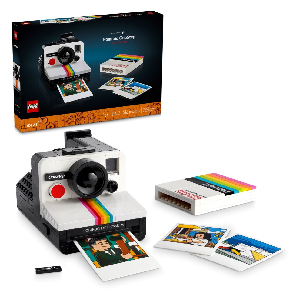 Lego Ideas Fotocamera Polaroid OneStep SX 70 21345