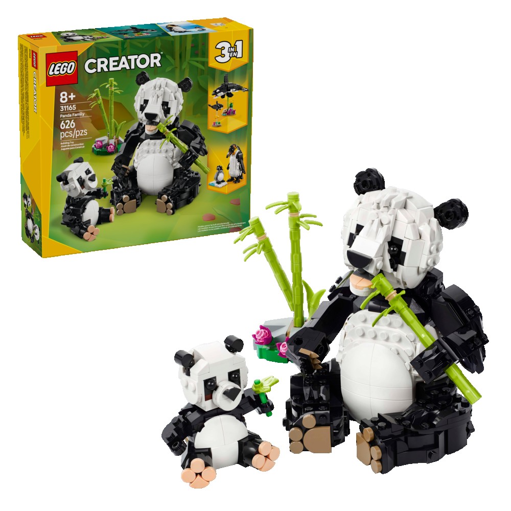 Lego Creator Animali selvatici famiglia di panda 31165