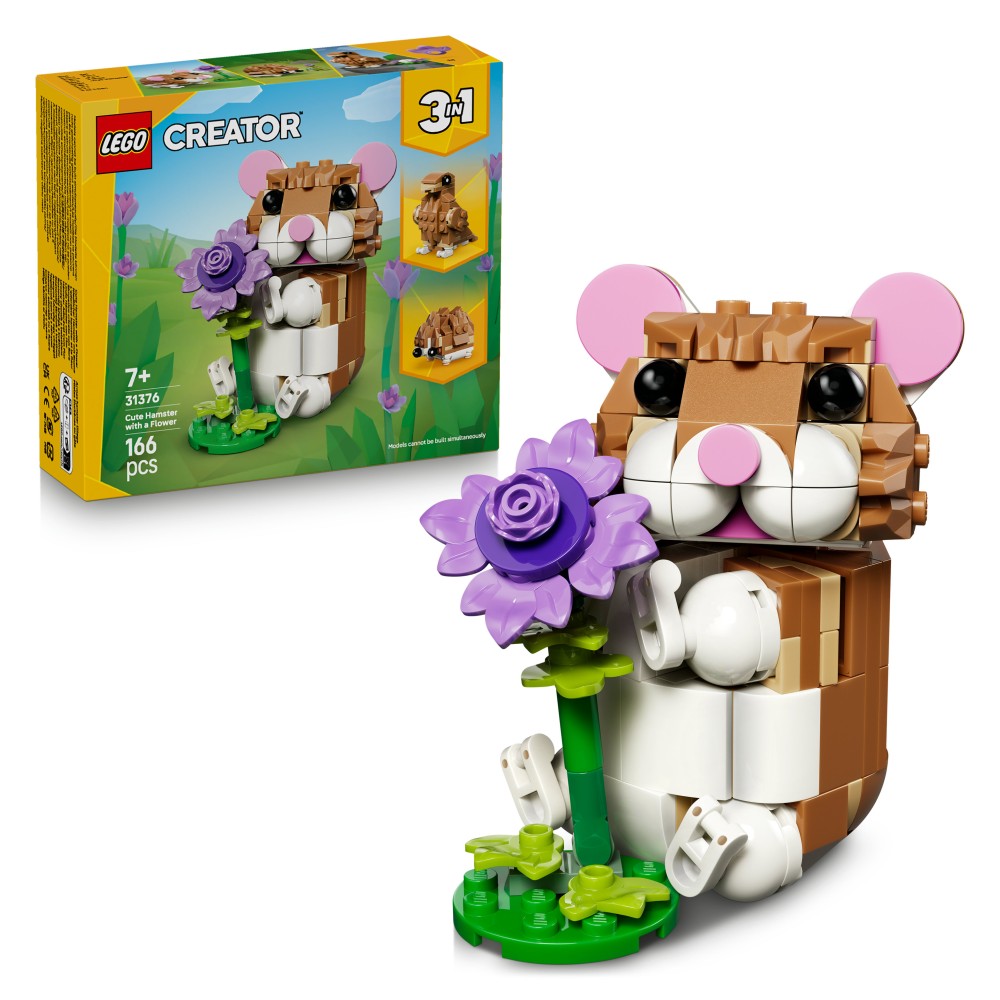 LEGO Creator Simpatico criceto con fiore - 31376