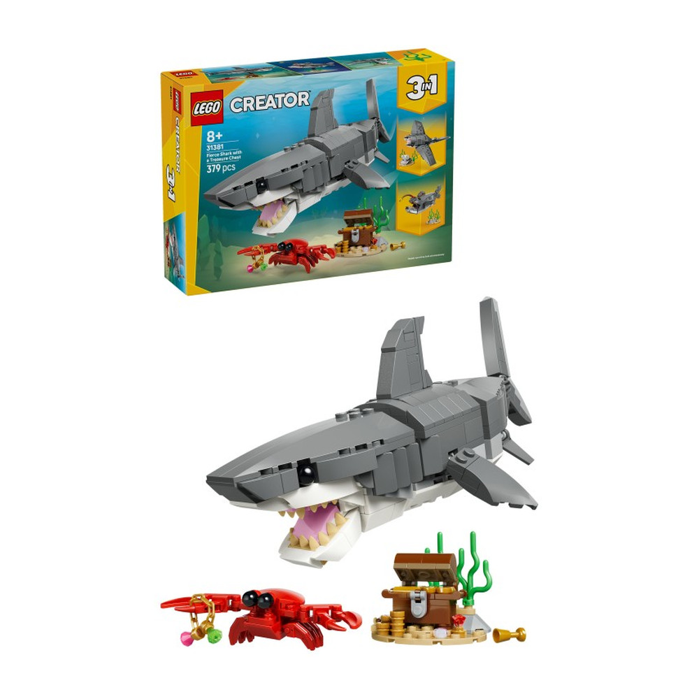 LEGO Creator Squalo con scrigno del tesoro - 31381
