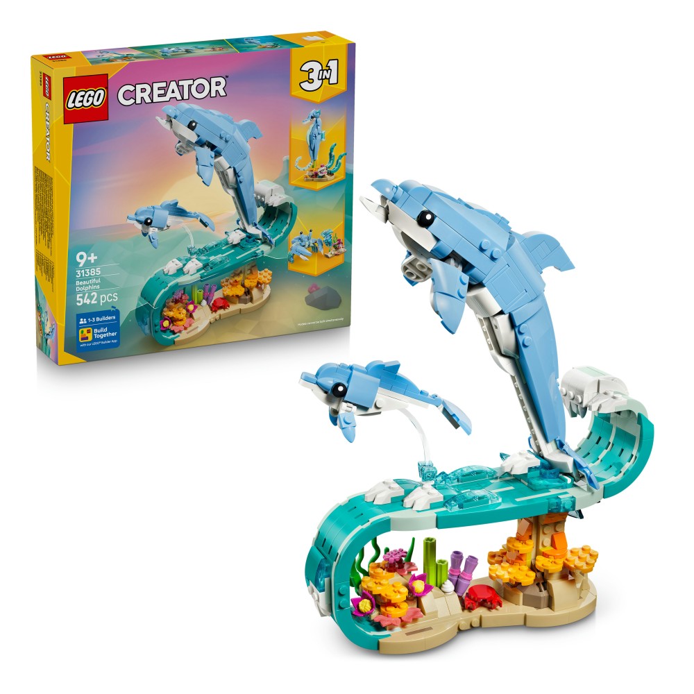 LEGO Creator Animali marini: meravigliosi delfini - 31385