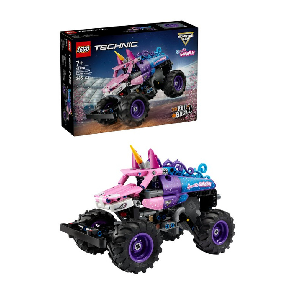 LEGO Technic Monster Jam™ Sparkle Smash™ a retrocarica - 42220