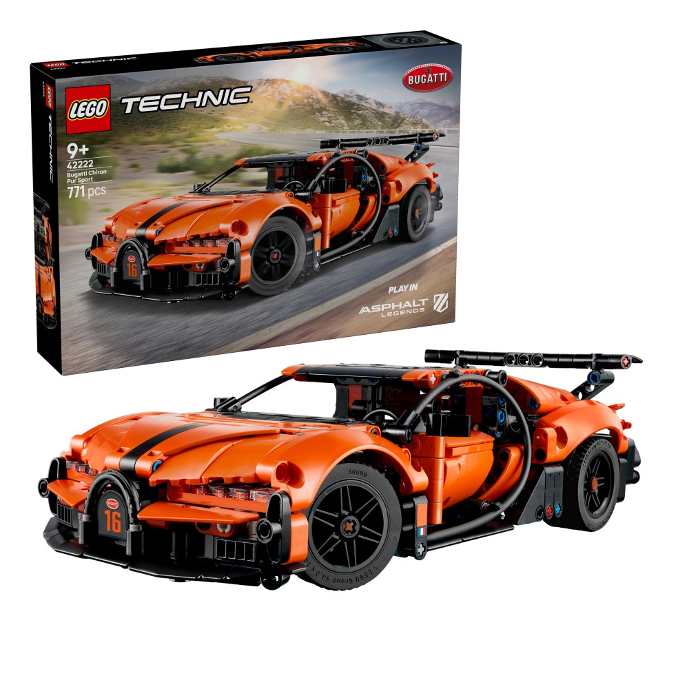 LEGO Technic Hyper Car Bugatti Chiron Pur Sport - 42222