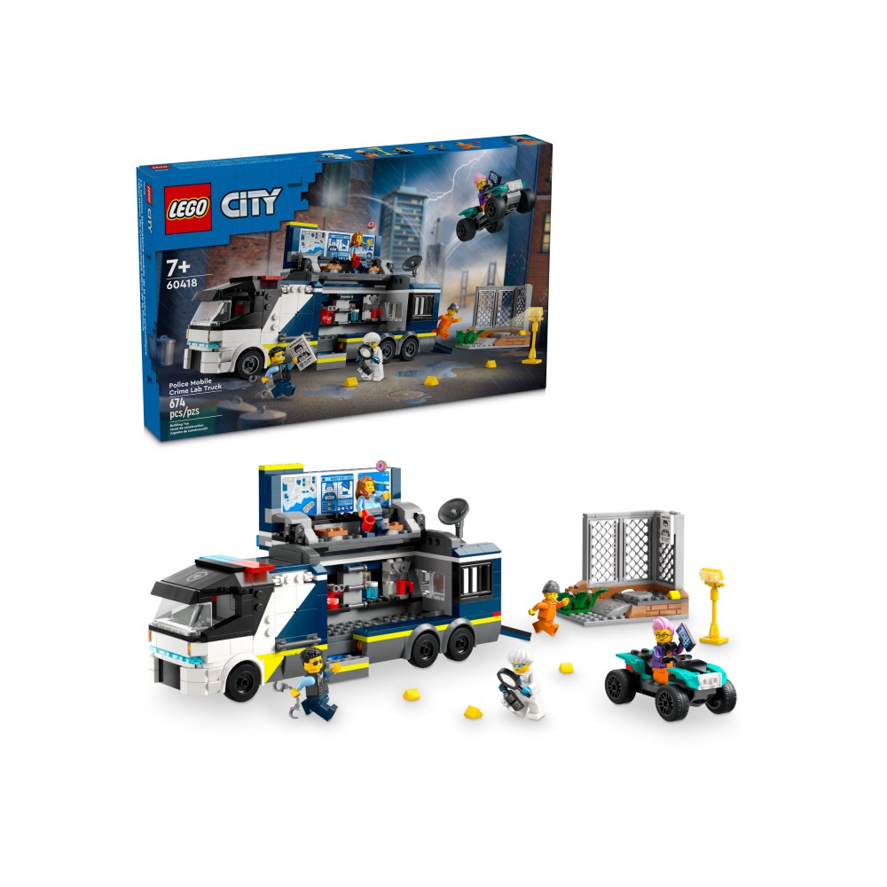Lego City Camion laboratorio mobile della polizia 60418