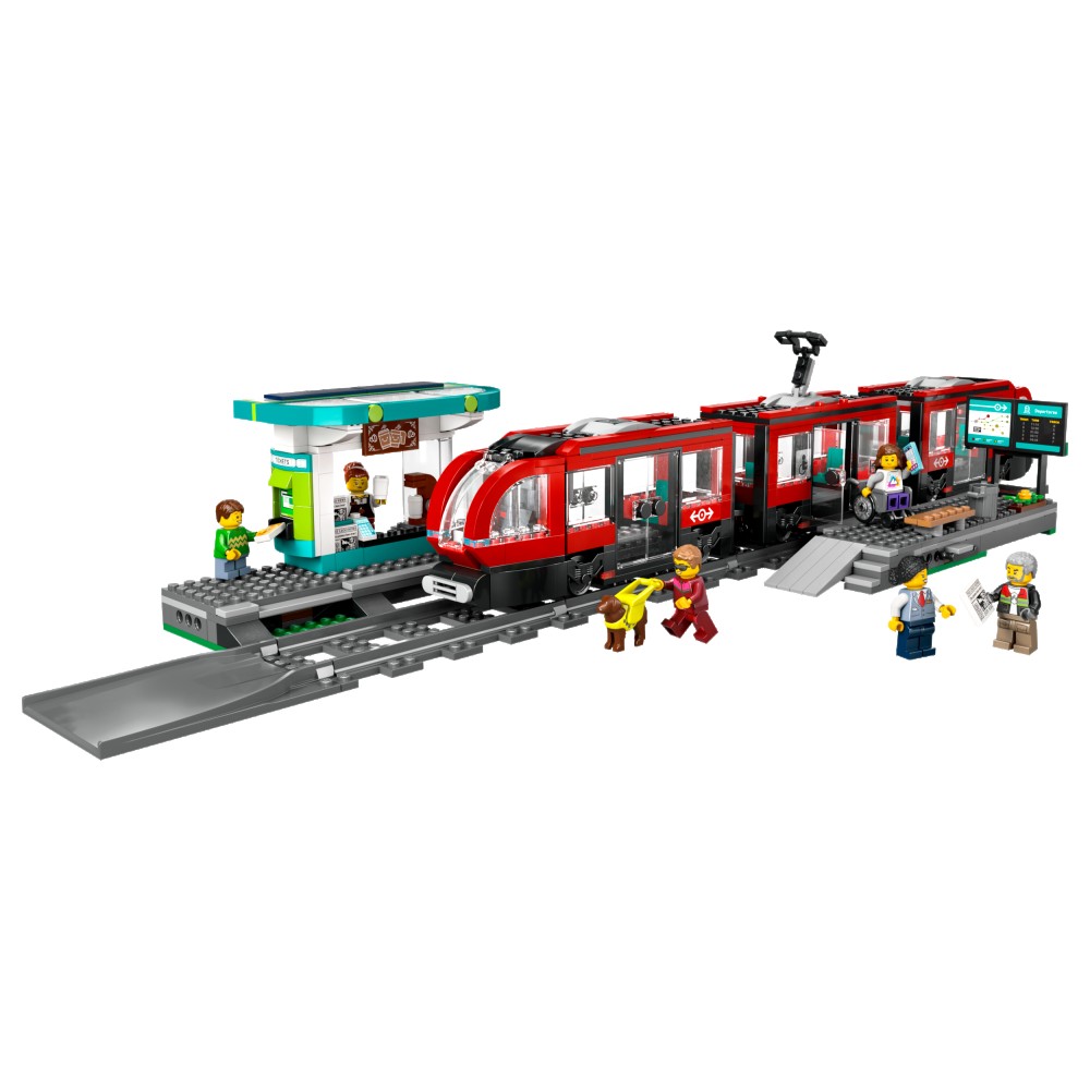 Lego City Tram e fermata del tram 60423