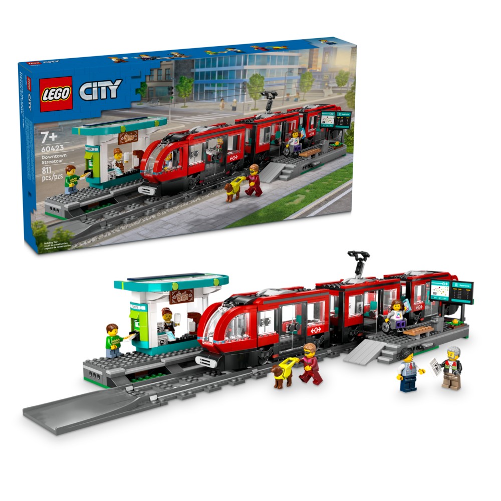 Lego City Tram e fermata del tram 60423